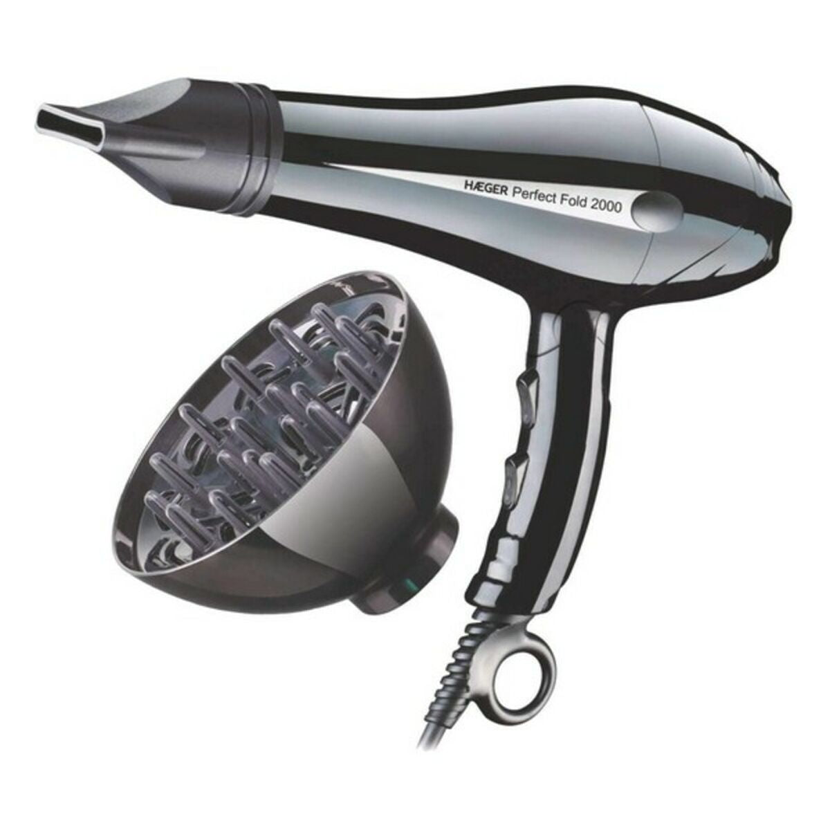 Sèche-cheveux Haeger HD-200.012A 2000W noir 2000 W-0