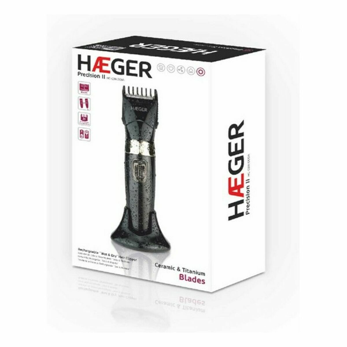 Rasoir électrique rechargeable Haeger HC-03W.009A-1