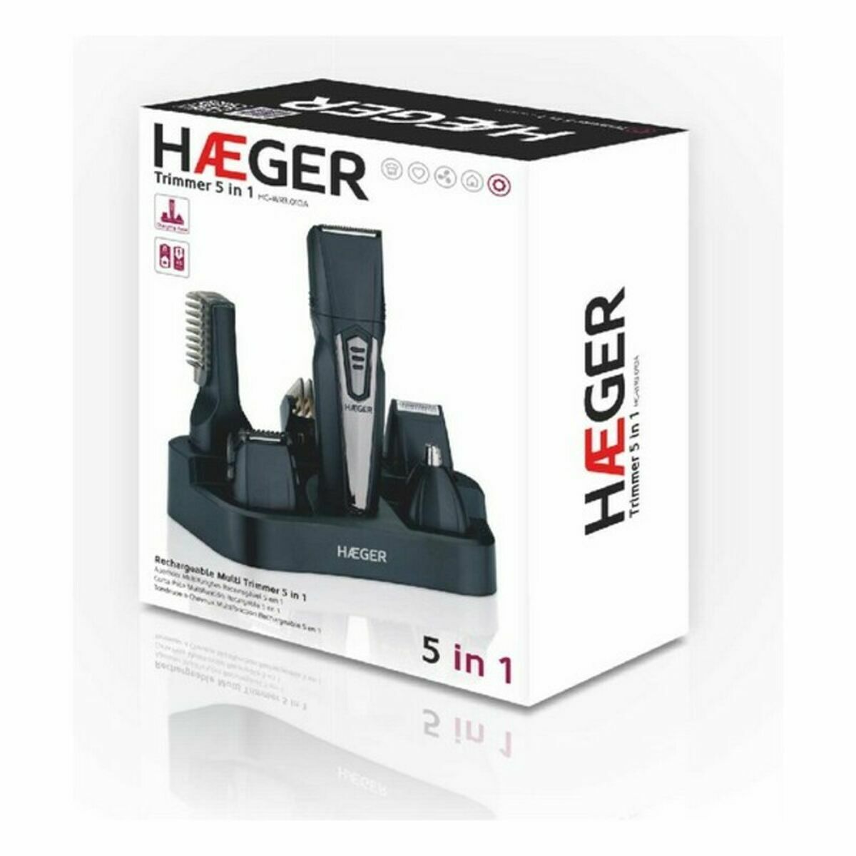 Rasoir électrique rechargeable Haeger HC-03W.010A-1