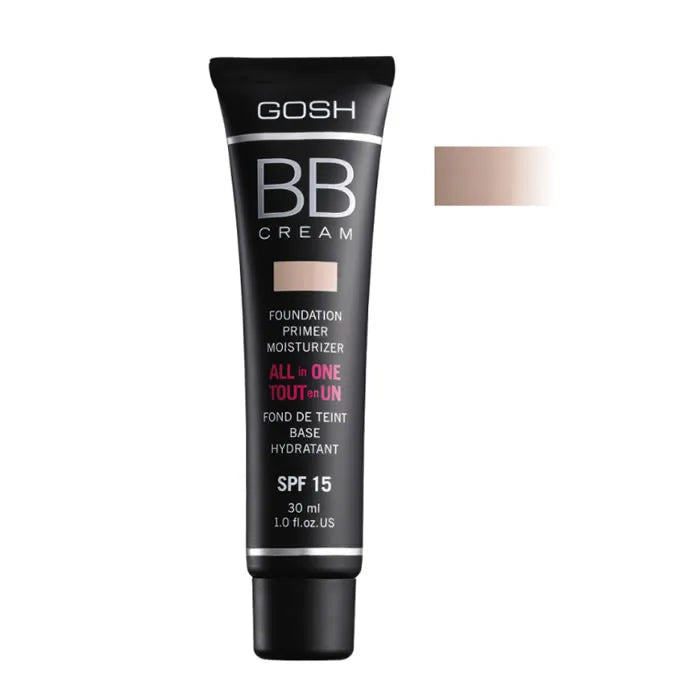 Gosh BB Cream fondotinta primer Moisturizer 02 Beige 30 ml