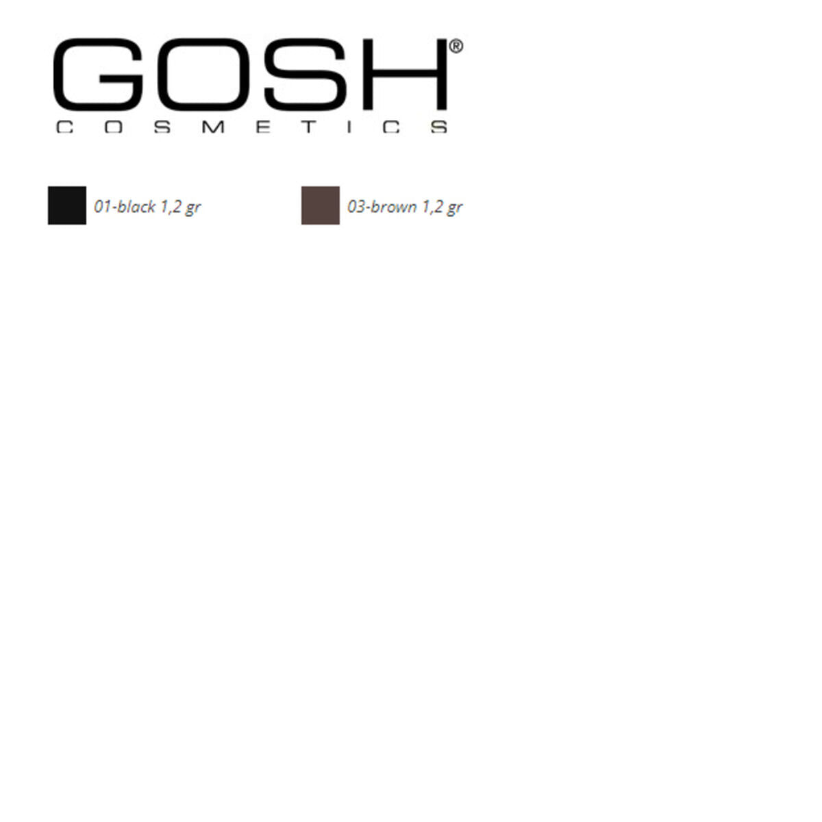 Eyeliner Intense Gosh copenhague (1,2g)-1