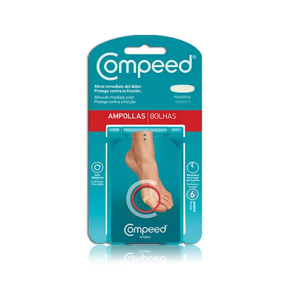 Compeed Cerotti Per Vesciche Formato Piccolo 6 unità
