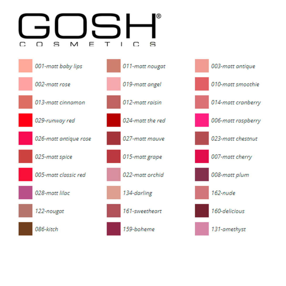 Lipstick Velvet Touch Gosh Copenhagen (4 g)-1