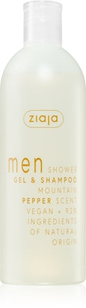 Ziaja Men gel De Ducha e shampoo Mountain Pepper 400 ml