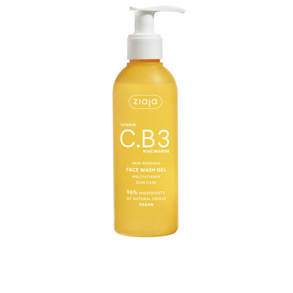 Gel Detergente Viso Ziaja Vitamina C.B3 Niacinamide 190 ml