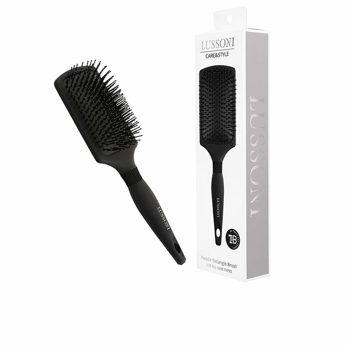 Entwirrende Haarbürste Lussoni Care & Style Squared-0