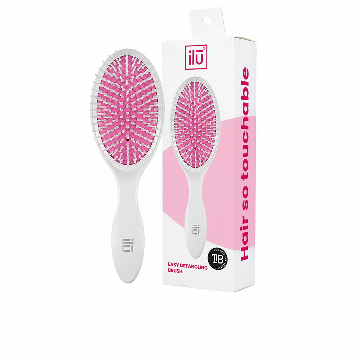 Entwirrende Haarbürste Ilū Easy Detangling Oval-0