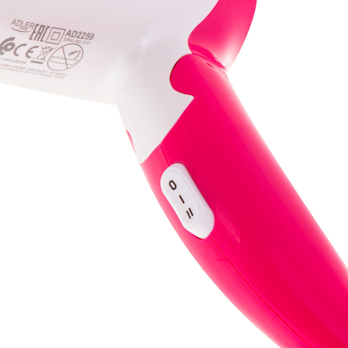Uscător de păr Adler AD 2259 Roz 1200 W-21