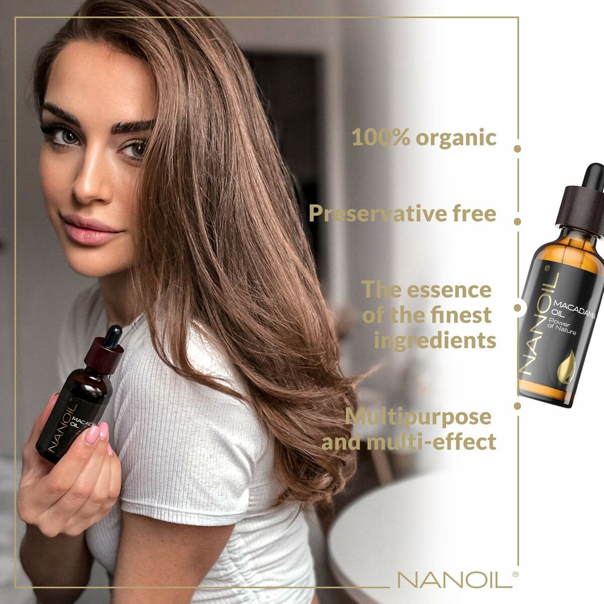 Aceite Corporal Nanoil Power Of Nature Aceite de Nuez de Macadamia (50 ml)-1