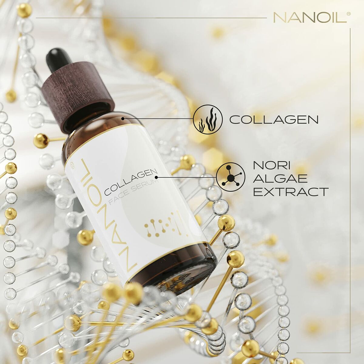 Siero riparatore Nanoil Siero viso al collagene (50 ml)-1