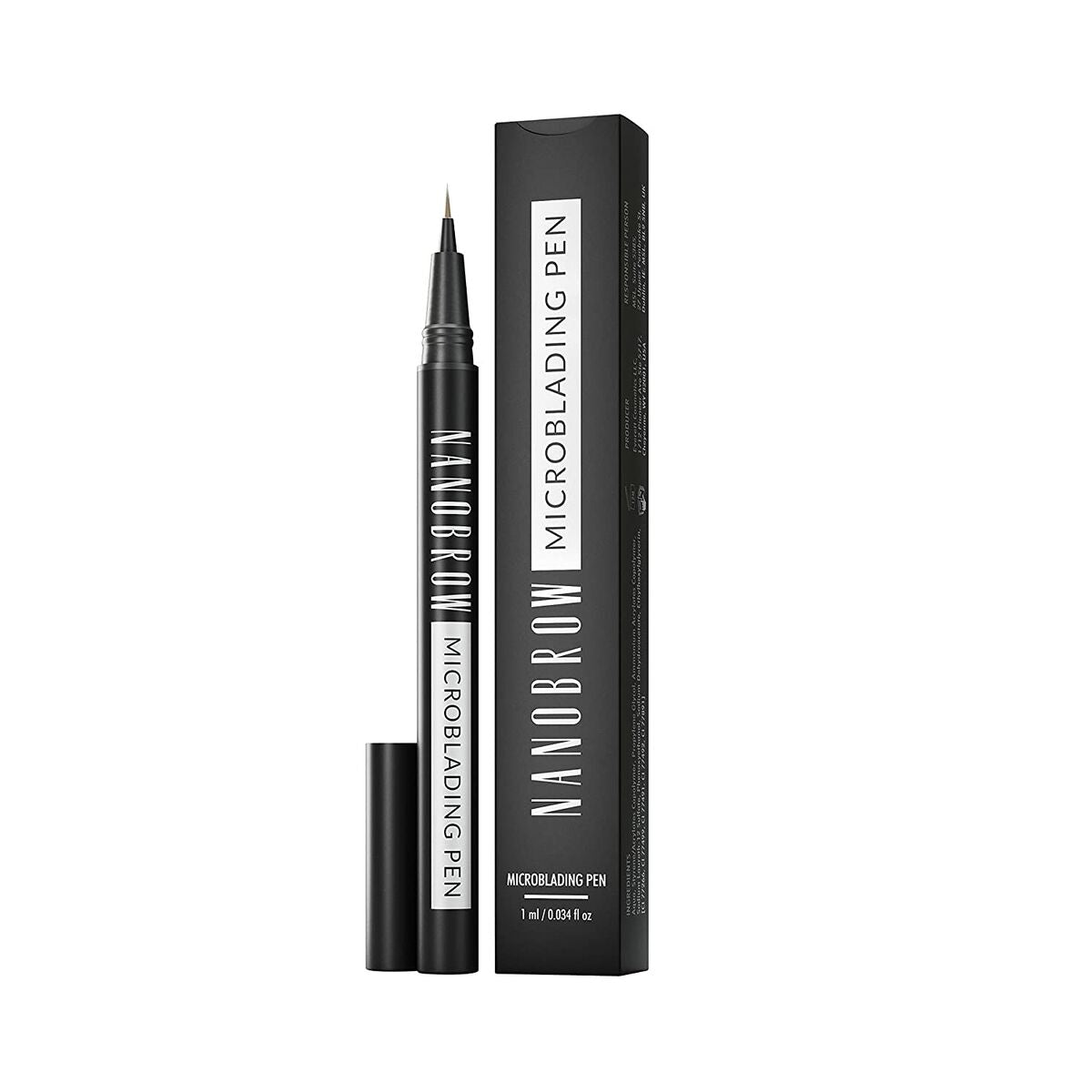 Crayon à sourcils Nanobrow Microblading marron clair (1 ml)-0