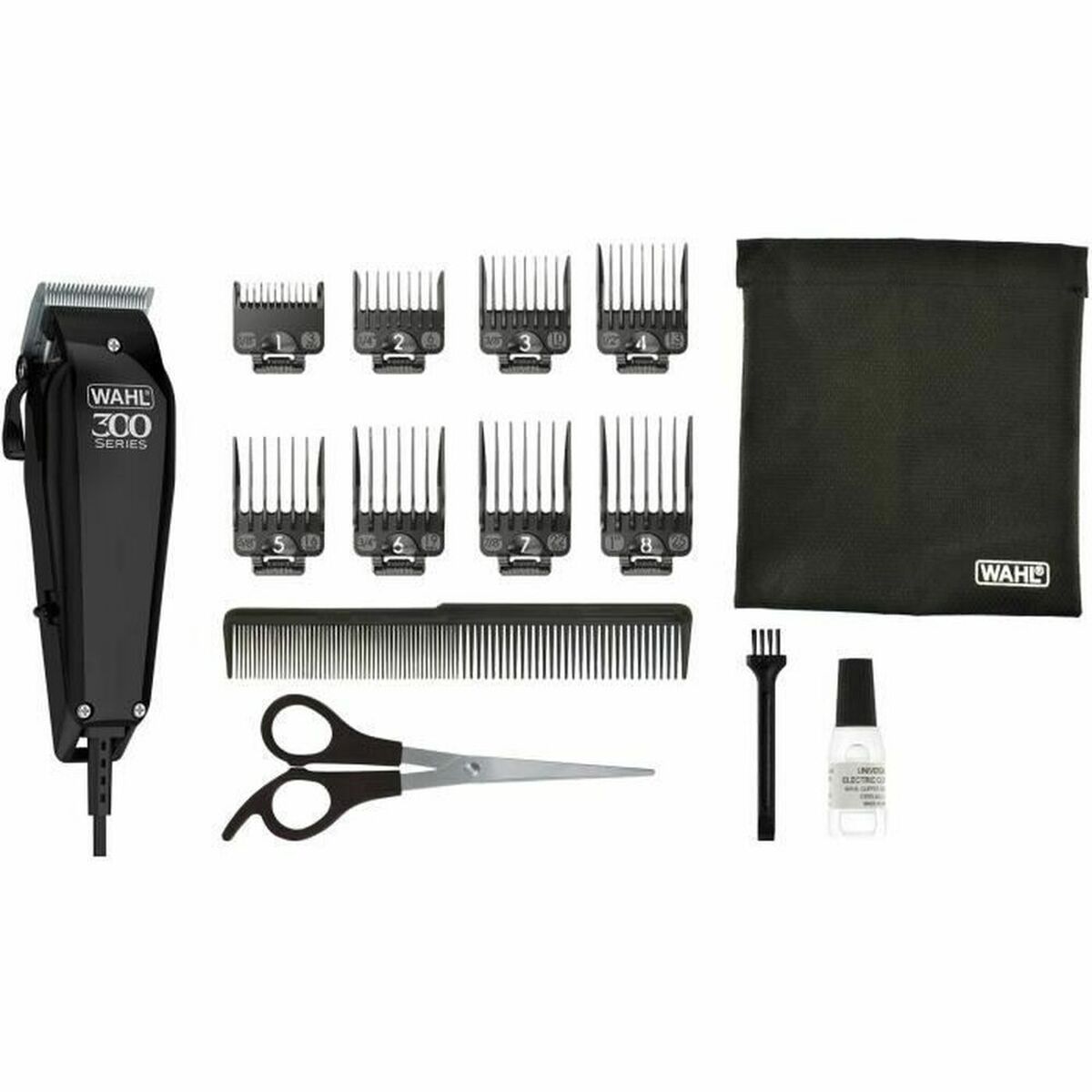 Cortapelos/Afeitadora Wahl Home Pro 300 Negro Accesorios-0