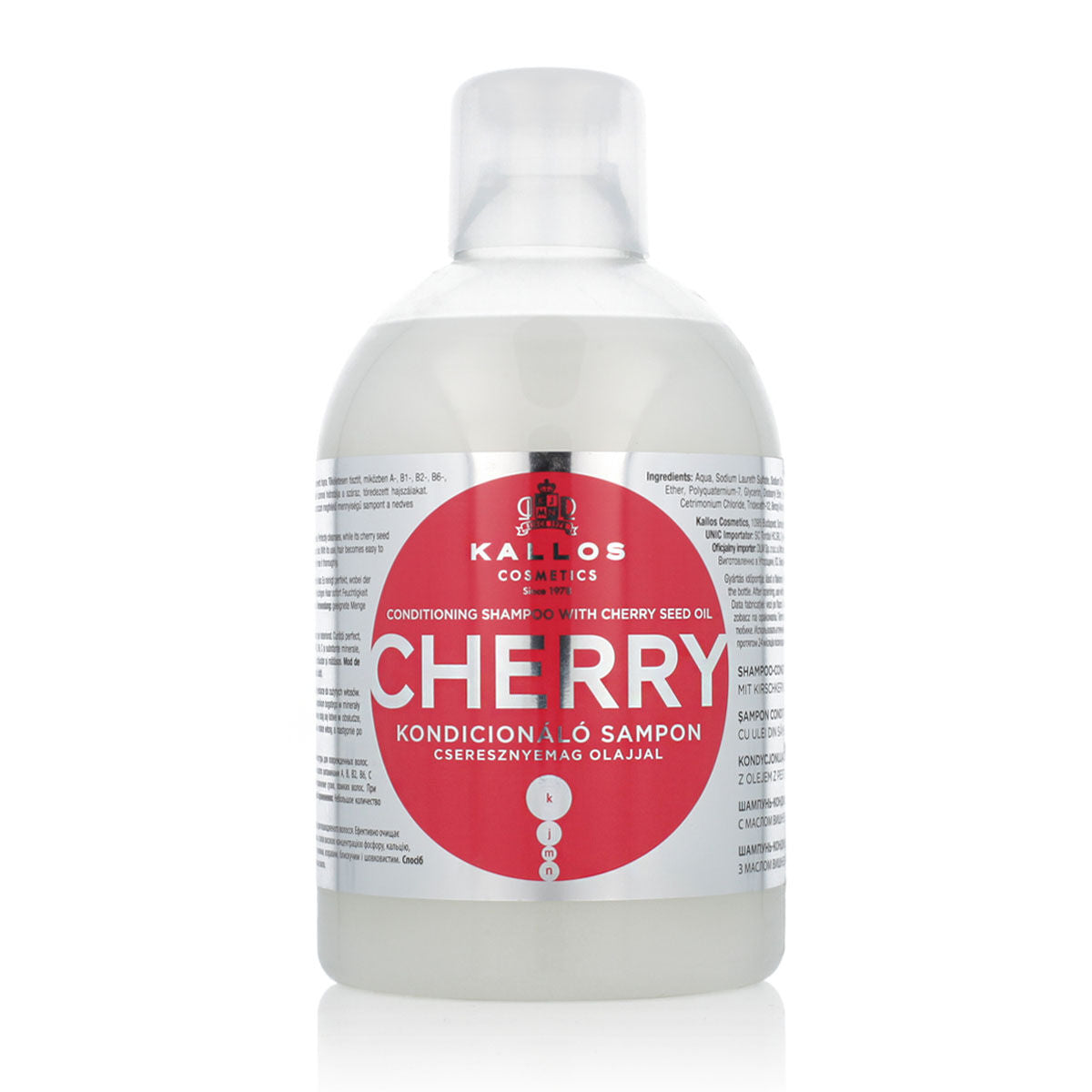 Shampoo nutriente Kallos Cosmetics Ciliegia 1 L-0