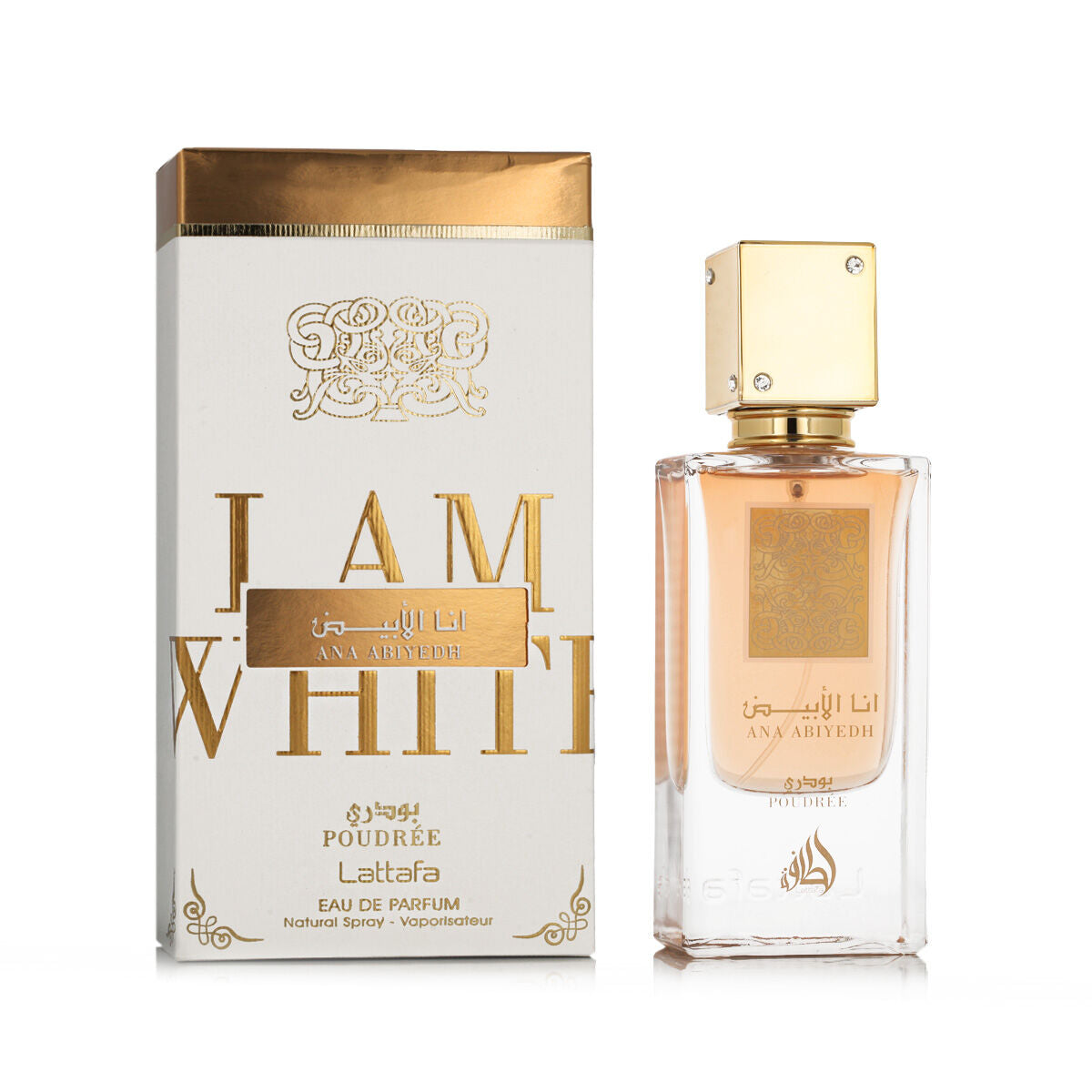 Profumo unisex Lattafa EDP Ana Abiyedh Poudrée 60 ml-0