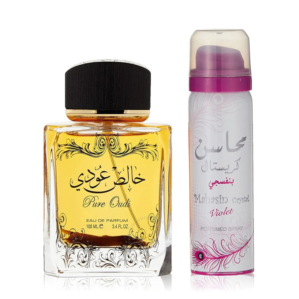 Lattafa Pure Oudi eau de parfum spray 100 ml deodorante spray 50 ml