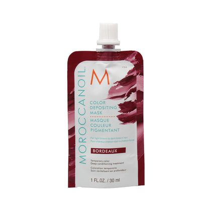 Mască de păr Moroccanoil Depositing Bordeaux 30 ml
