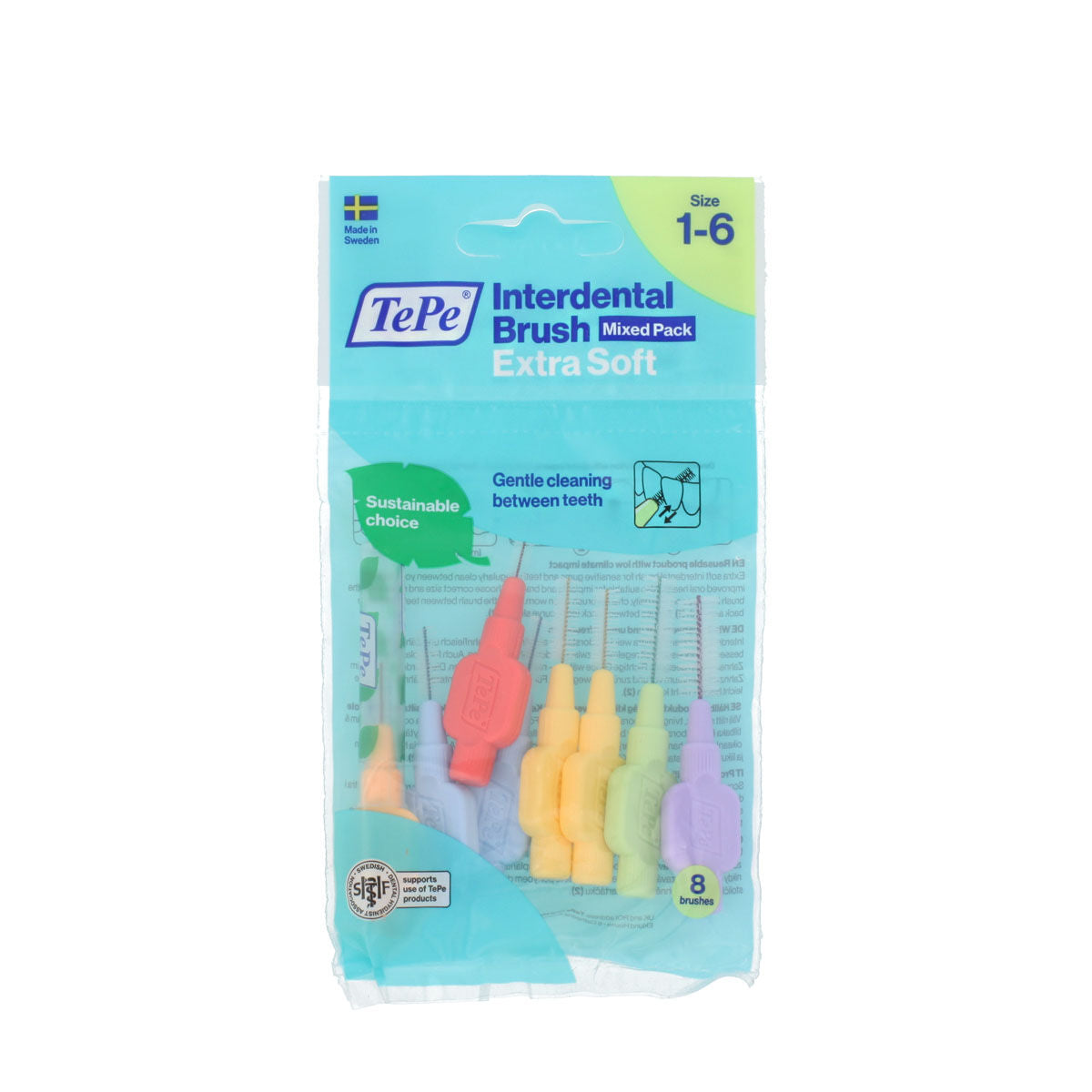 Periute interdentare Tepe Multicolor Supersoft (8 unitati)-0
