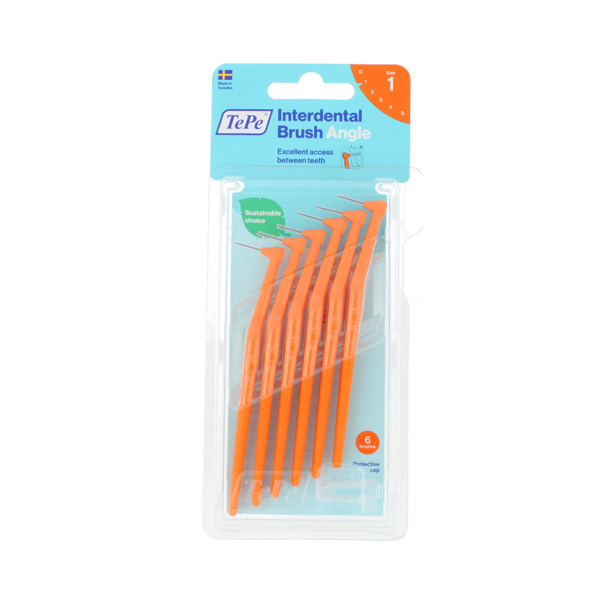 Interdental brushes Tepe Orange (6 Pieces)-0