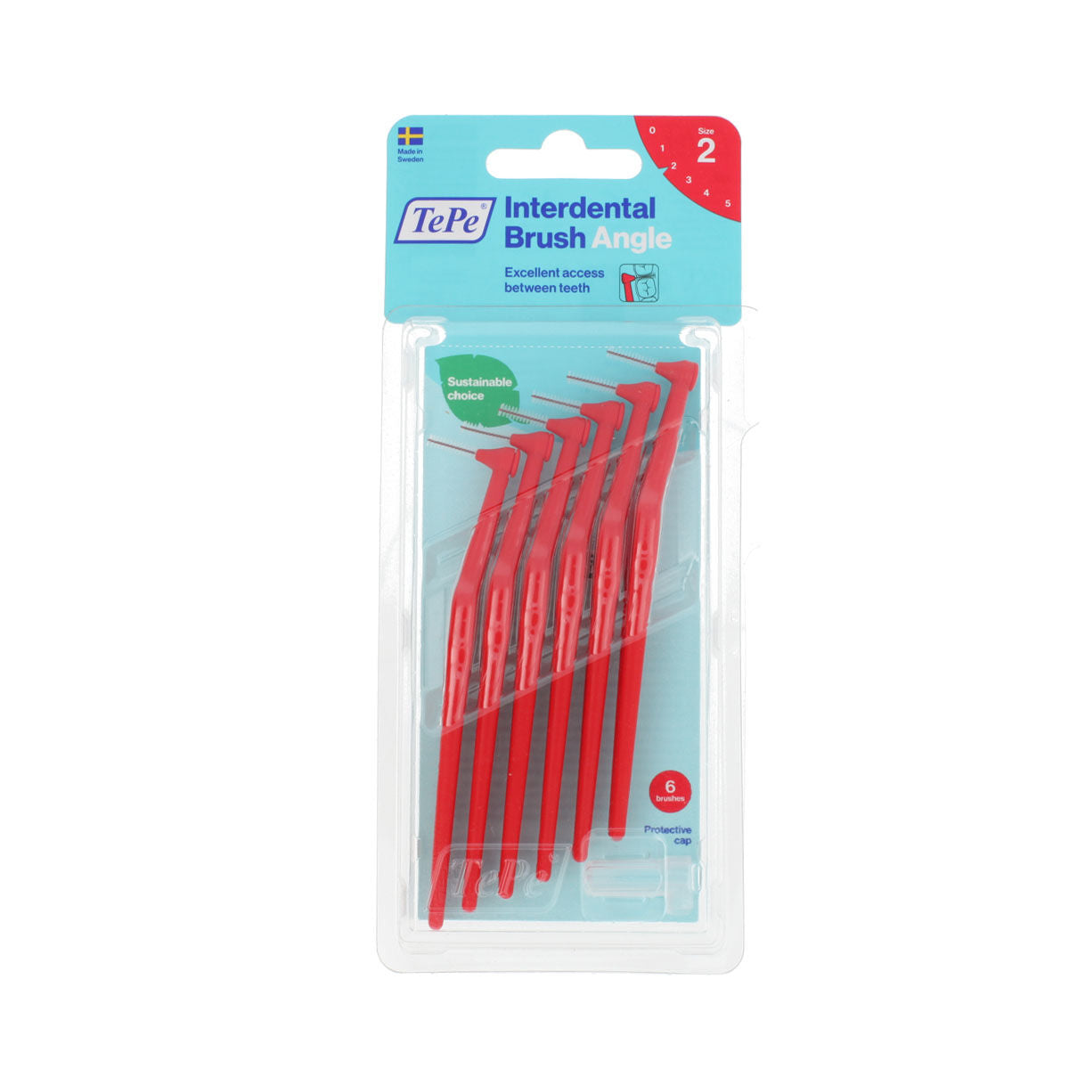 Interdental brushes Tepe Red (6 Pieces)-0
