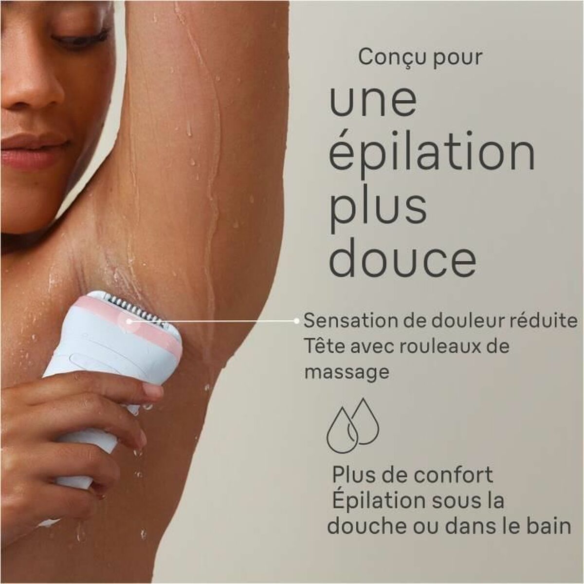 Épilateur électrique Braun Silk-épil 7 7-030-1