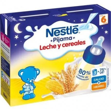 Nestle Carne Di Maiale Al Latte Con 8 Cereali 2 X 250 ml