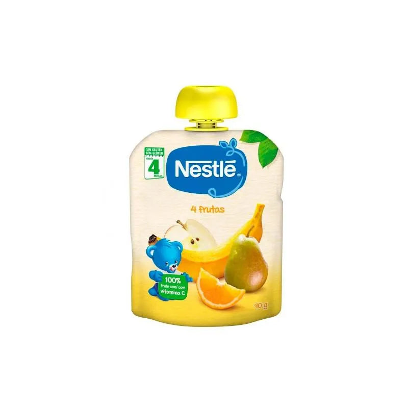 Nestle 3x Nestlé Naturnes Purea 4 Frutti 6 Mesi 90 g