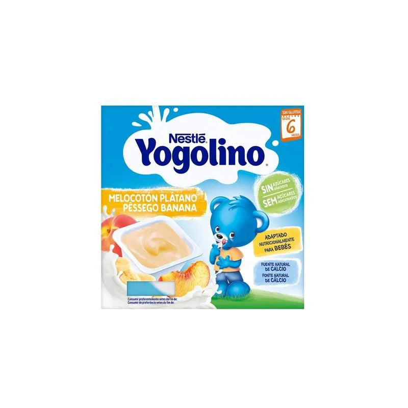 Nestle Yogolino Melocotón e Plátano 6m 4x 100 g