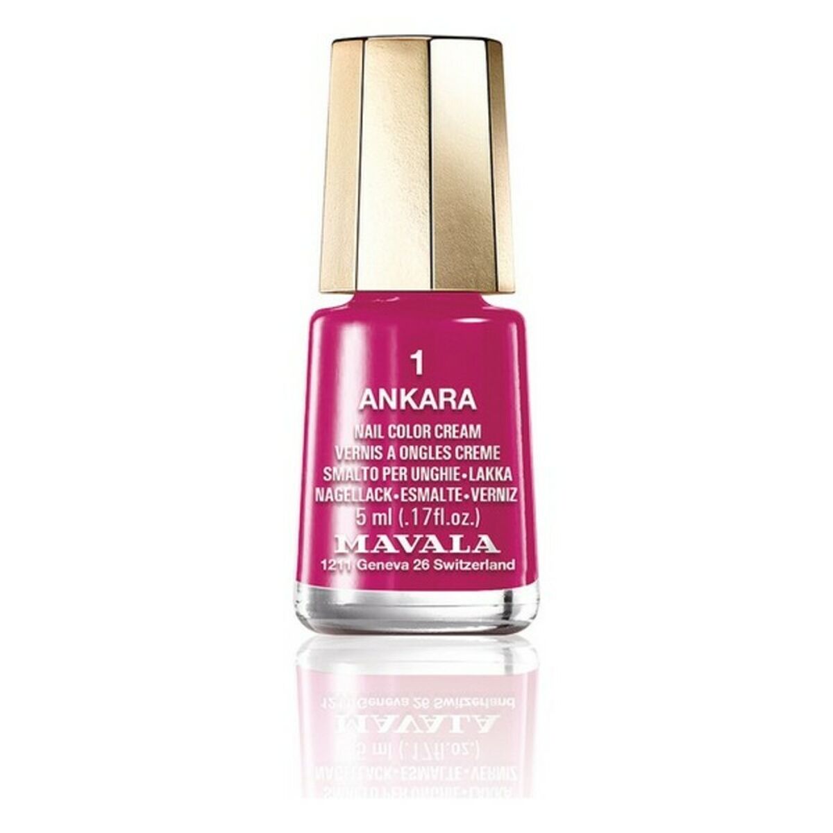 Nail polish Nail Color Cream Mavala 28919 Ankara Nº 1 5 ml-0