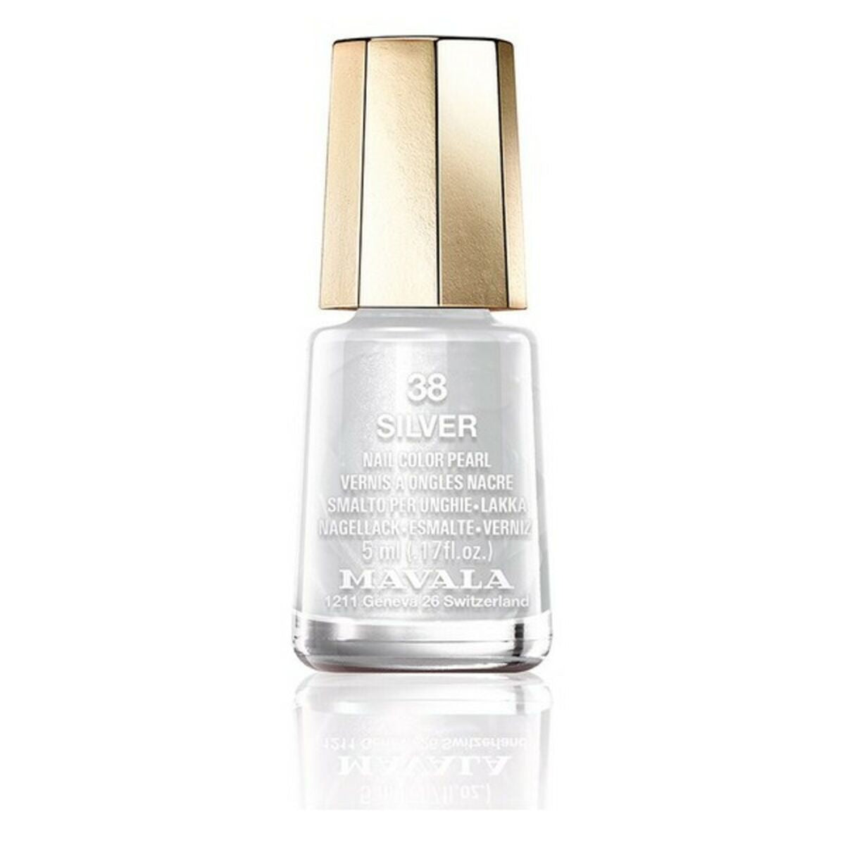 Nagellack Nail Color Cream Mavala 38-Silber (5 ml)-0