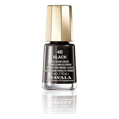 Nagellack Nail Color Cream Mavala 48-schwarz (5 ml)