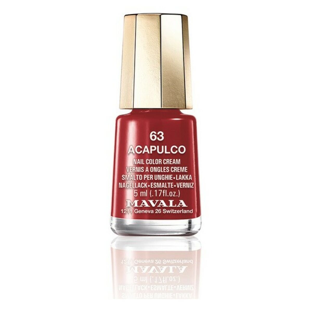 Nagellack Nail Color Cream Mavala 63-acapulco (5 ml)-0