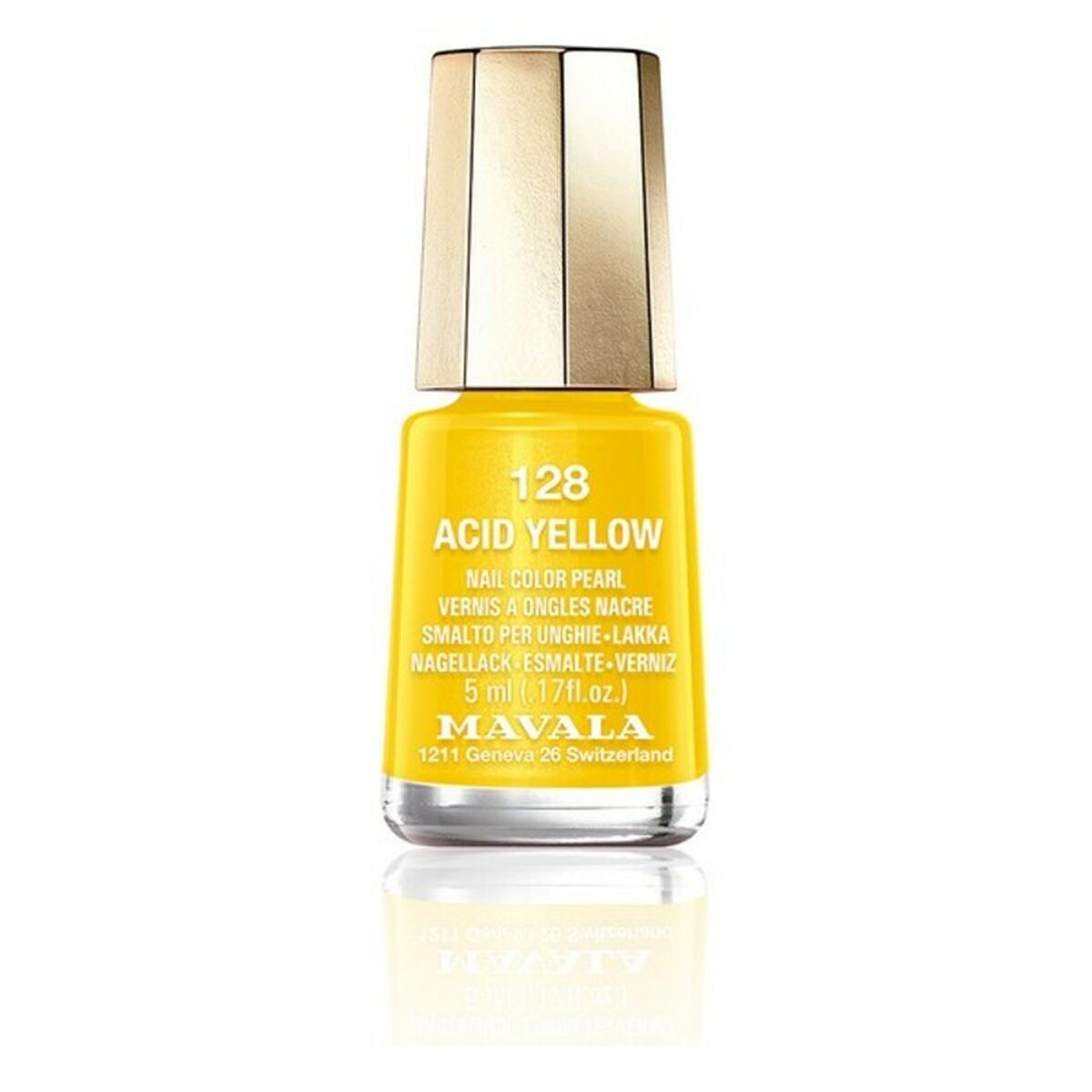 Nagellack Nail Color Mavala Nail Color 128-säuregelb 5 ml-0