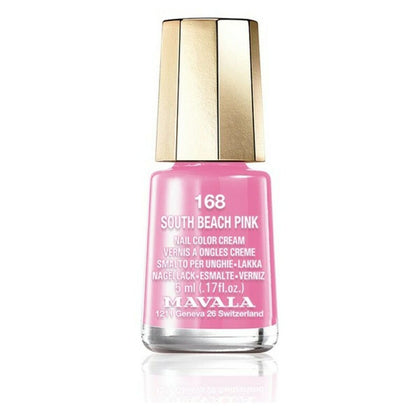Nagellack Nail Color Cream Mavala 168-South Beach Pink (5 ml)