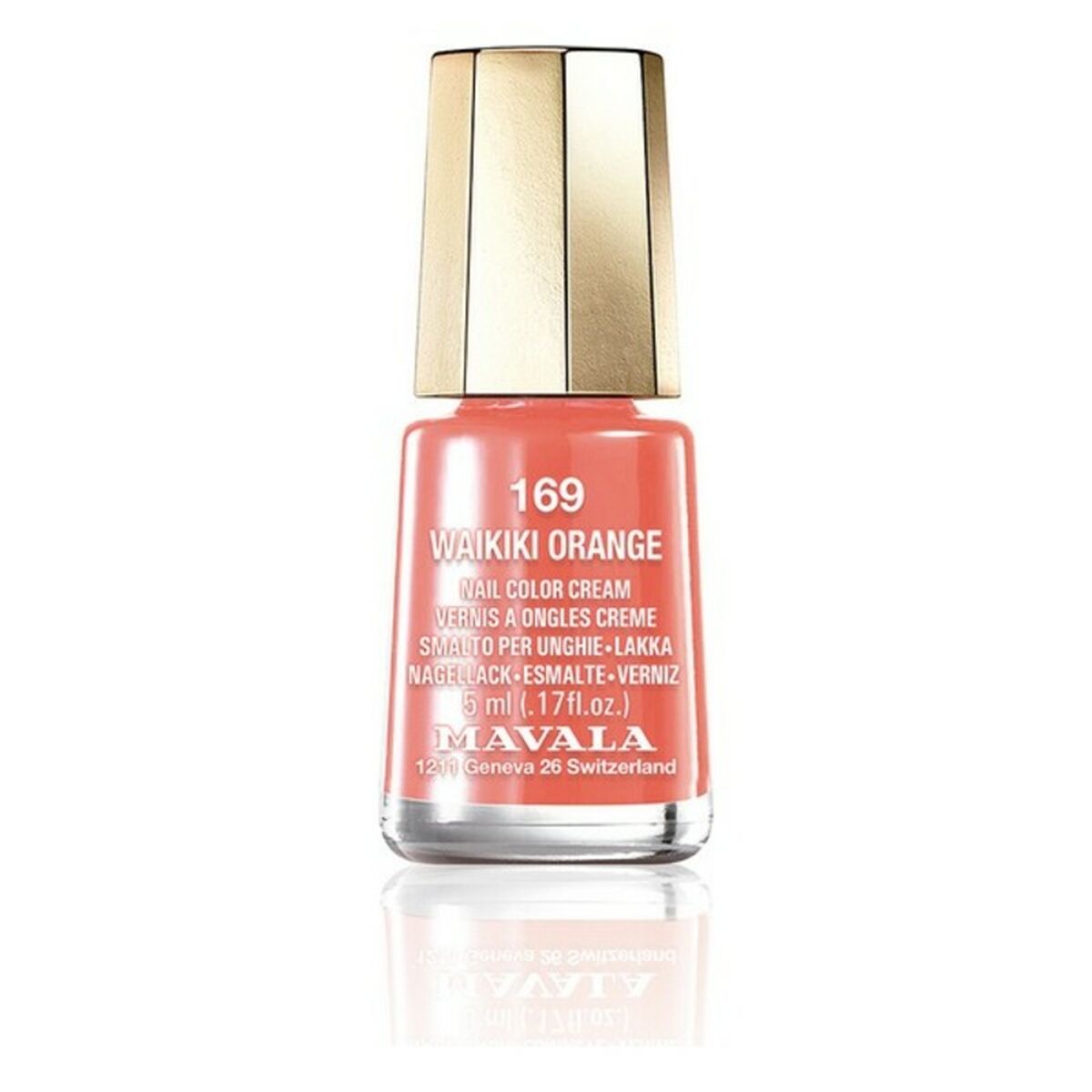 Nagellack Nail Color Cream Mavala 169-waikiki orange (5 ml)-0
