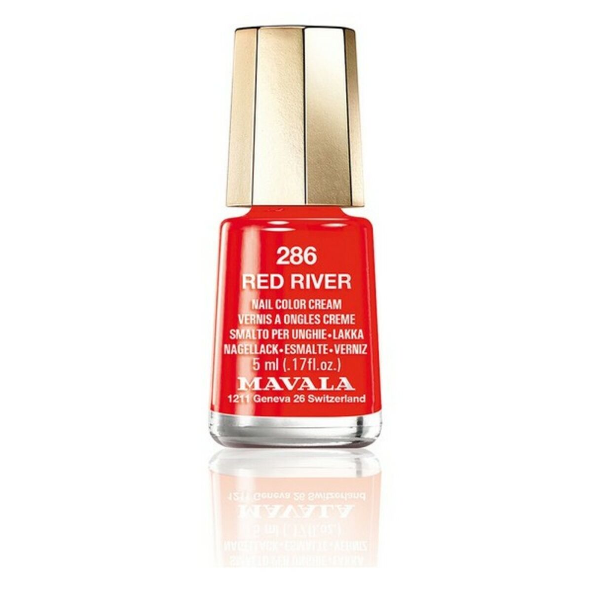 Nagellack Nail Color Mavala Nail Color 286-red river 5 ml-0