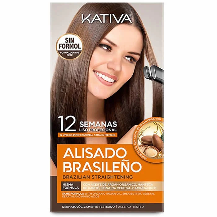 Kativa Brazilian Straightening Kit Original 12 Weeks 225 g