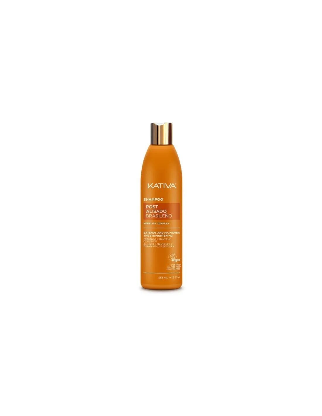 Kativa Post Alisado shampoo Kerat 335 New