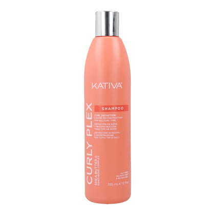 Shampoo per Capelli Ricci Kativa Curly Plex 355 ml