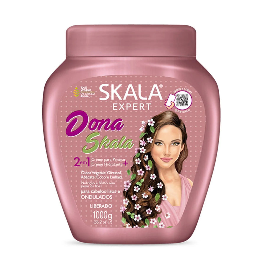 Skala Dona Skala 2in1 crema idratante Cabellos Lisos 1000 g