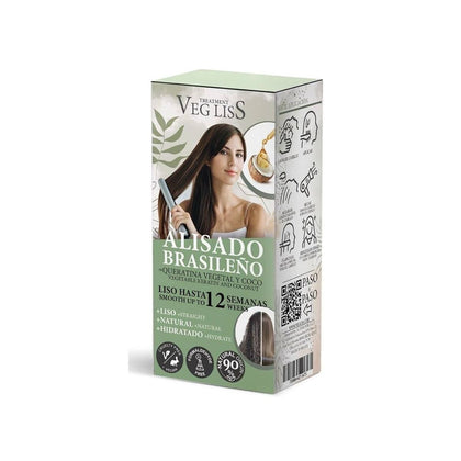 Set Piastra Per Capelli Brasiliana VegLiss 2 Pezzi