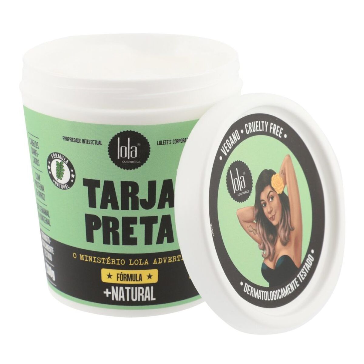 Wiederherstellende Haarmaske Lola Cosmetics Tarja Preta 230 g-0