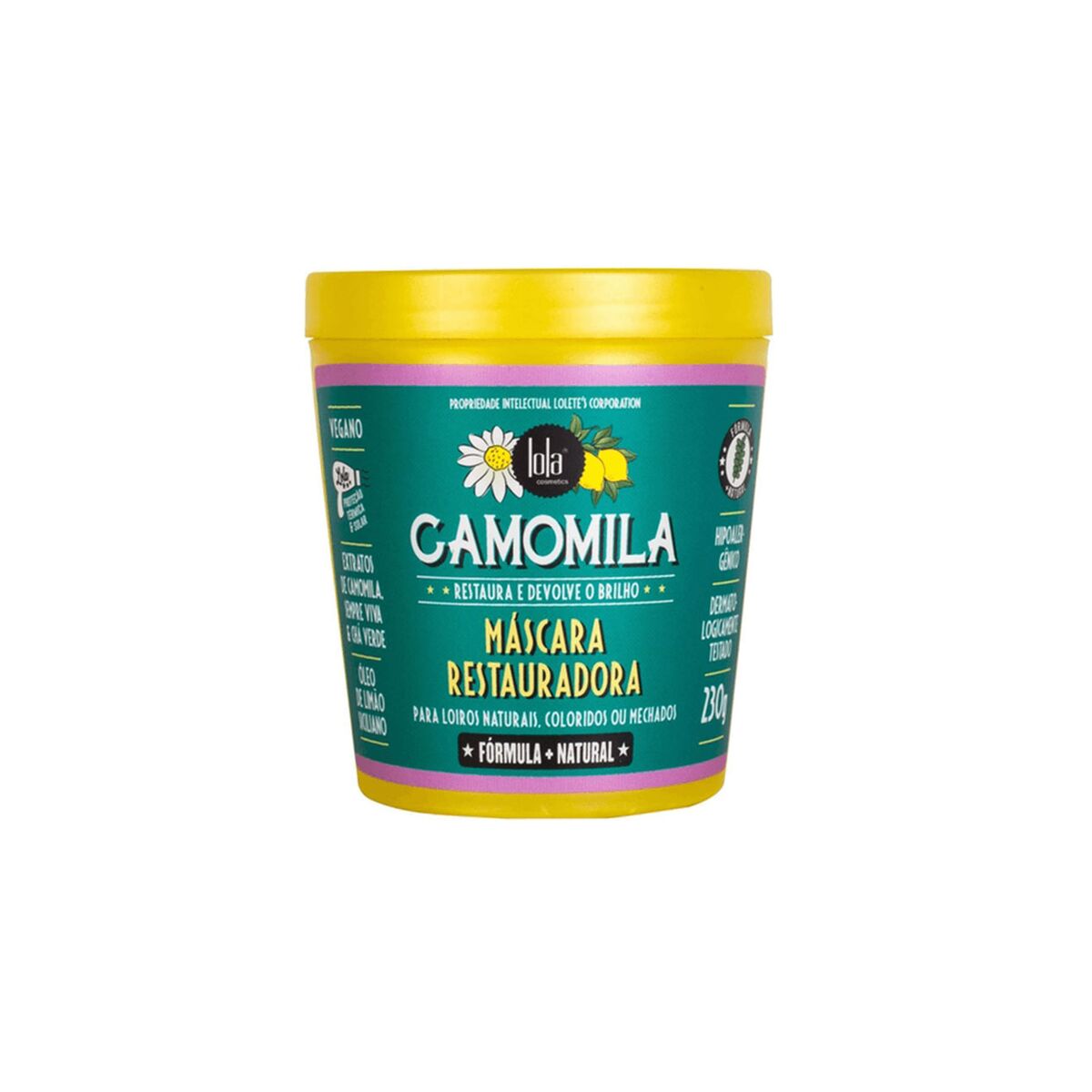 Restorative Hair Mask Lola Cosmetics Camomila 230 g-0