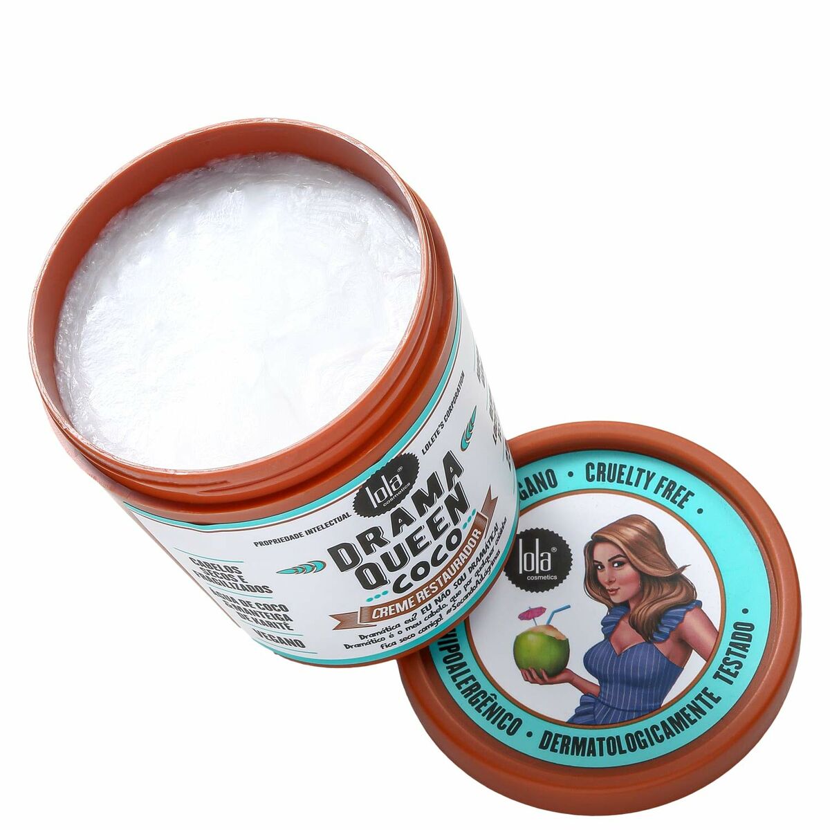 Maschera per capelli Lola Cosmetics Drama Queen Coco 230 g-1