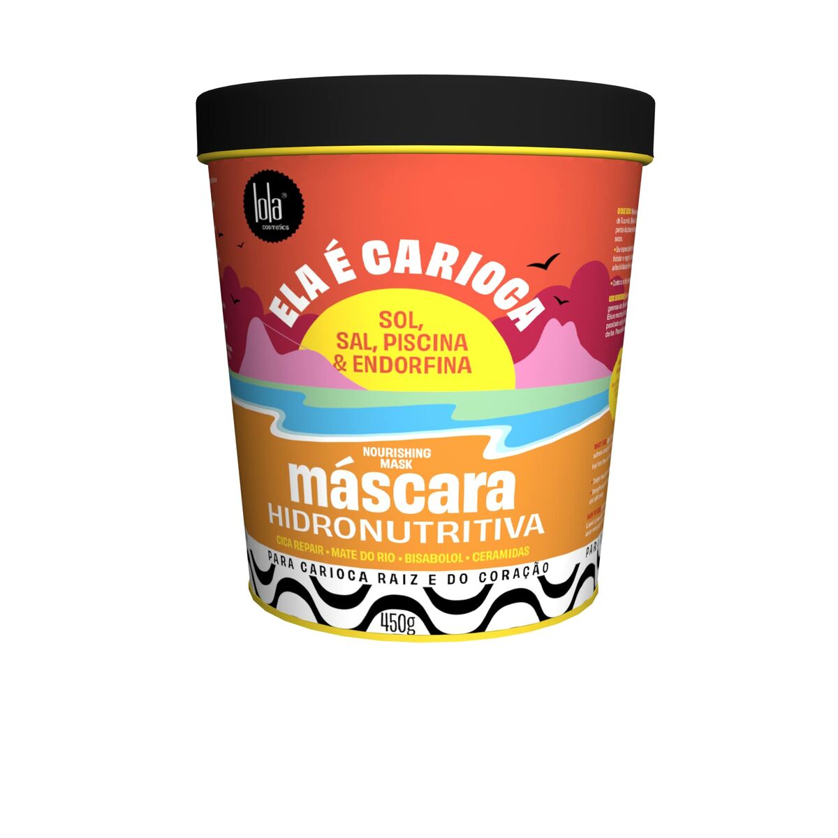 Pflegende Haarmaske Lola Cosmetics Ela É Carioca 450 g Feuchtigkeitsspendend-0