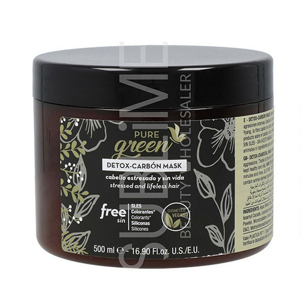 Mascarilla Capilar Pure Green Detox Carbon (500 ml)-0