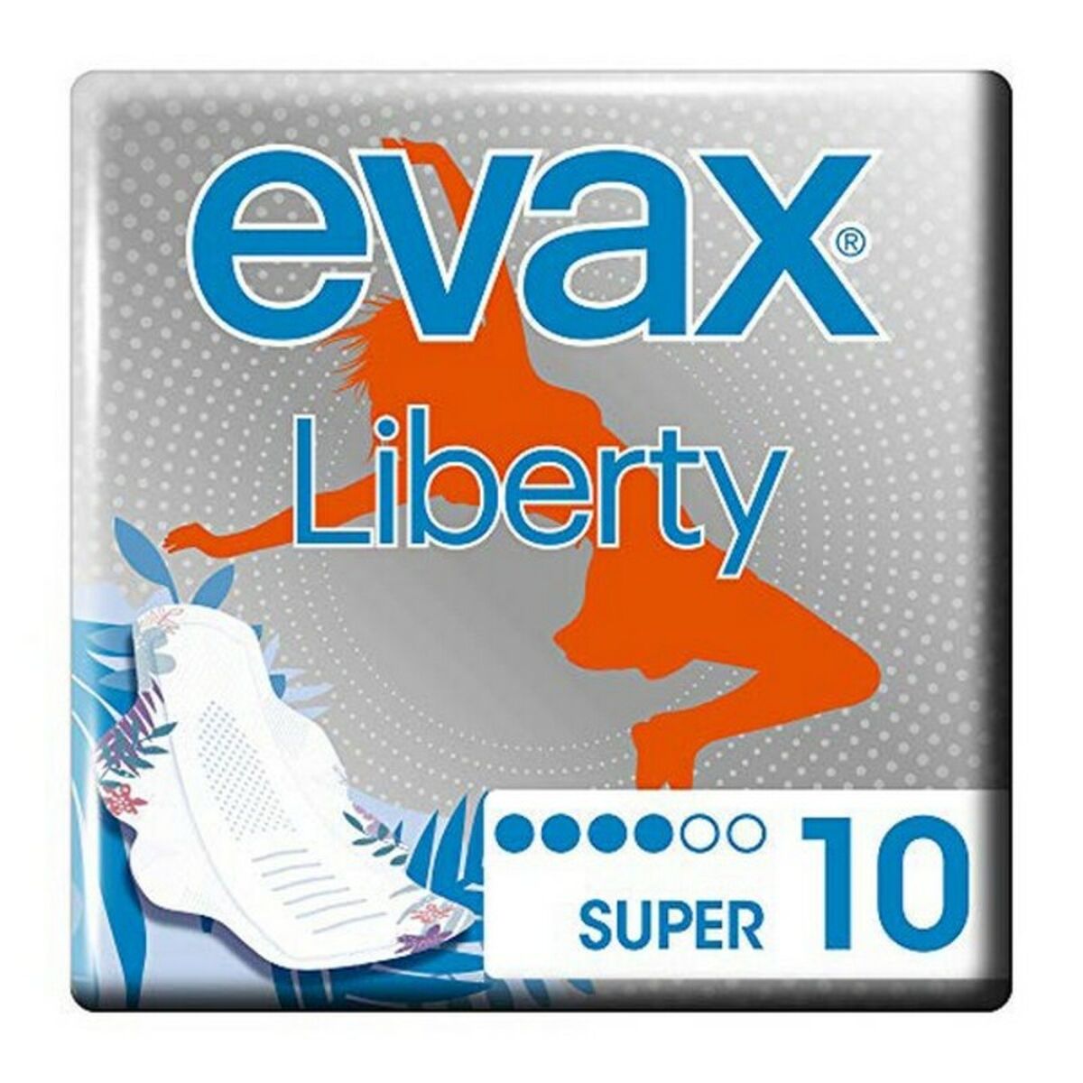 Super Sanitary Pads with Wings Liberty Evax Liberty (10 uds) 10 Units-0