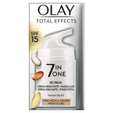 Hydrating Cream with Colour Olay Total Effects Bb Cream Medium Dark Spf 15 50 ml-0