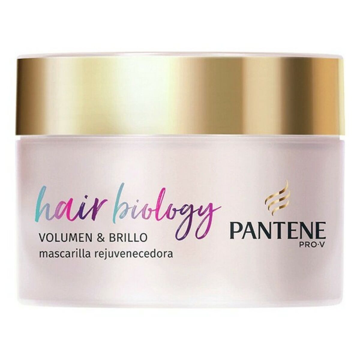 Maschera per capelli Hair Biology Volumen y Brillo Pantene (160ml)-0