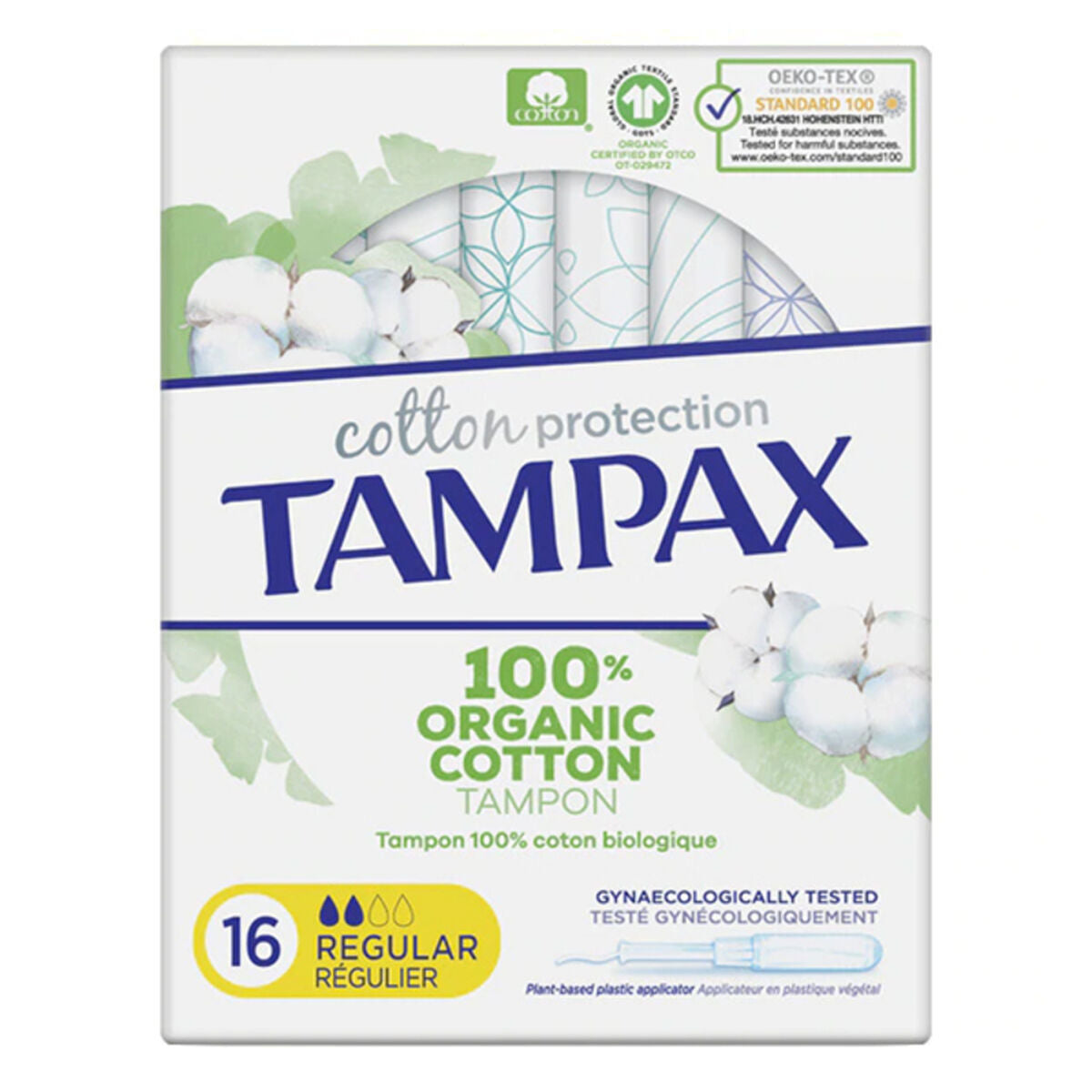 Regular Tampons Tampax Tampax Organic Regular (16 uds) 16 Units-0