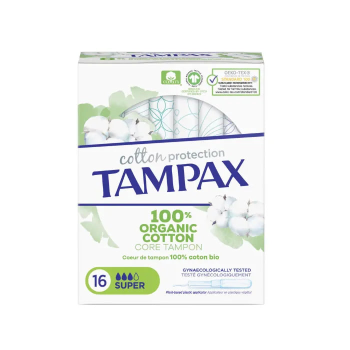 Tampax Organic Super Tampon 16 unità